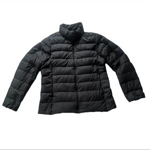 UNIQLO Womens Ultra Light Down Insulated Puffer Jacket L Black Packable Quilted